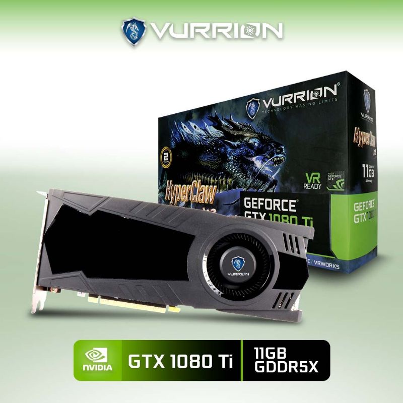 VGA AGS VURRION NVIDIA HYPERCLAW GTX 1080TI 11GB DDR5X 352 BIT REAL CAPACITY