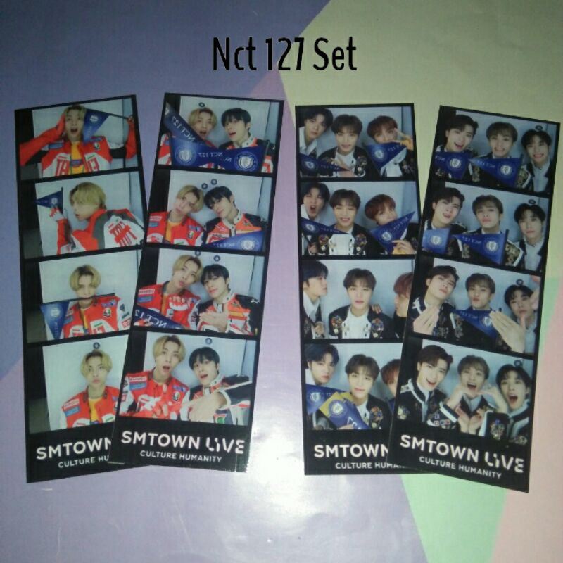 (4 pcs )Photostrip SM town live culture humanity