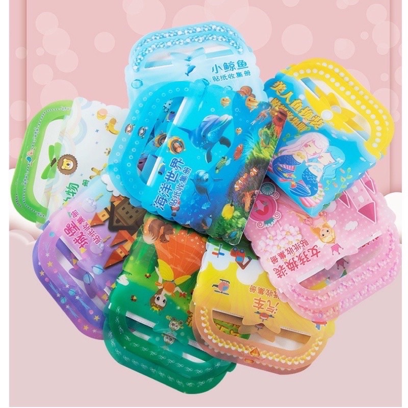 DL290S Album Foto Album stiker anak, Buku stiker fashion tukar baju anak, Koleksi stiker lucu anak B