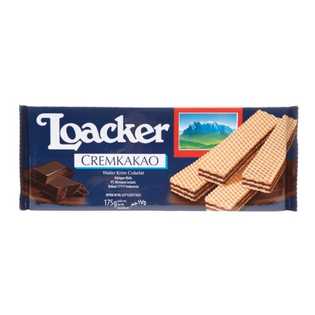 

Loaker Cream Cacao Wafer Loaker Cream Cacao 175 gr Loacker