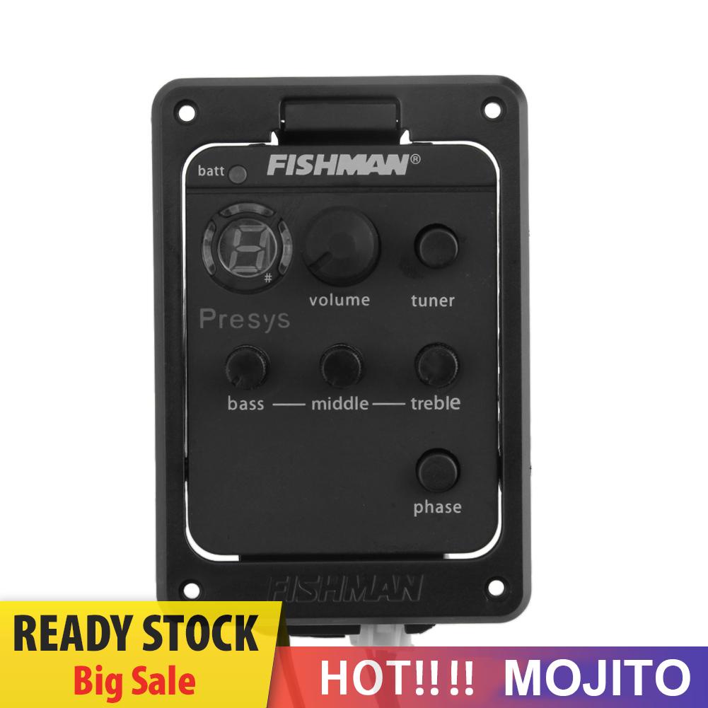 Tuner Pickup Gitar Akustik Equalizer Onboard Preamp Untuk Fishman 101