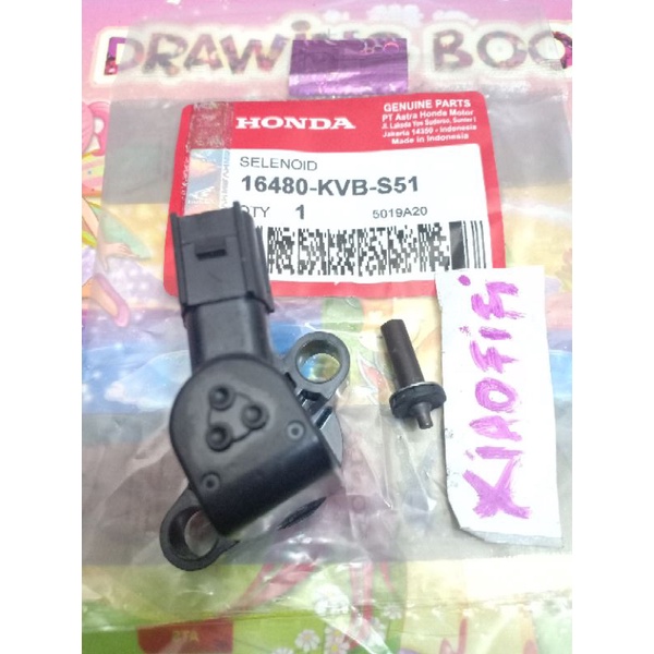 sensor selenoid, iacv switch langsam beat fi,esp,pop, street,spacy fi , Scoopy fi,Vario 125(OEM)