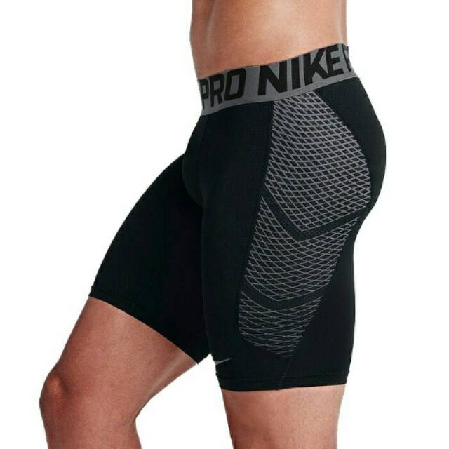 Celana Squad Pria Legging Men Nike Pro Combat - Black Original