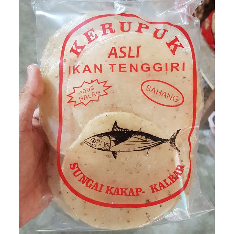 

Kerupuk Ikan Tenggiri dengan Sahang dari Sungai Kakap Kubu Raya