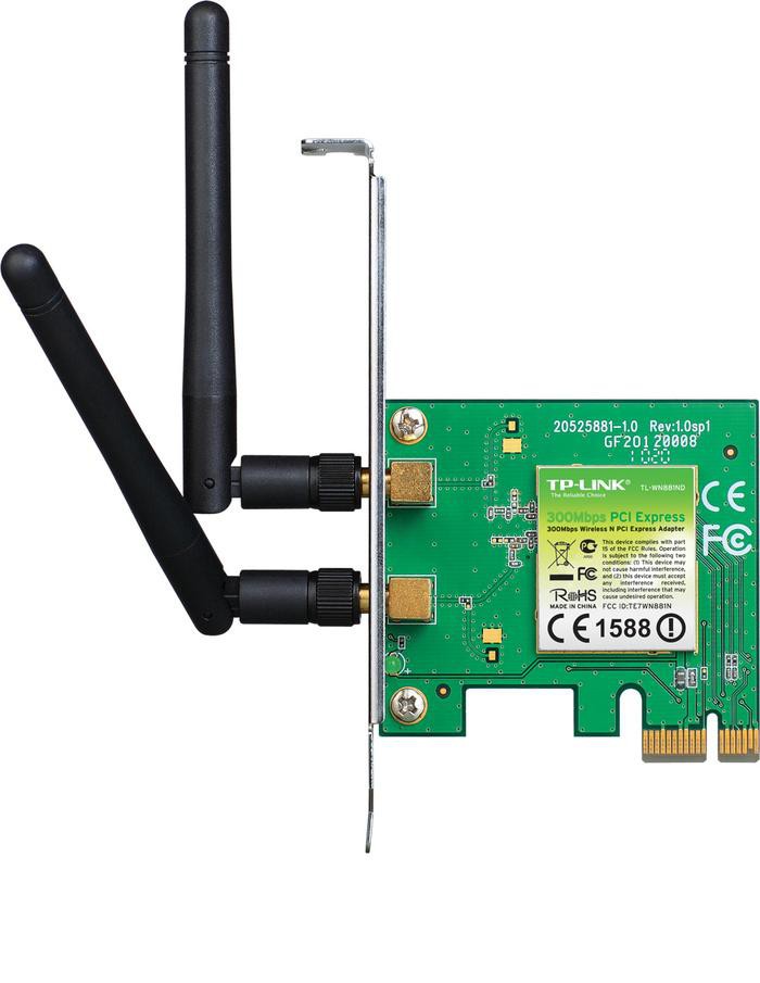 TP-LINK 300Mbps Wireless N PCI Express Adapter TL-WN881ND