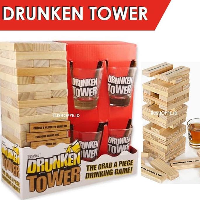 Mainan Drunken Tower Challenge Game