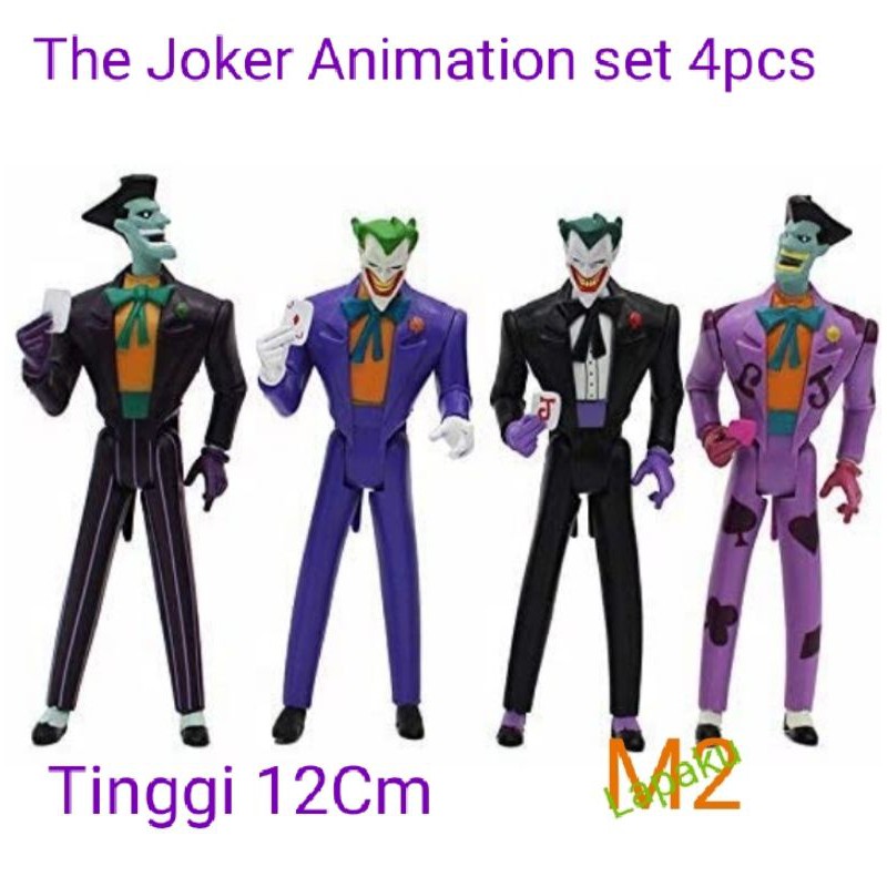 The Joker Animation DC Figure set 4pcs