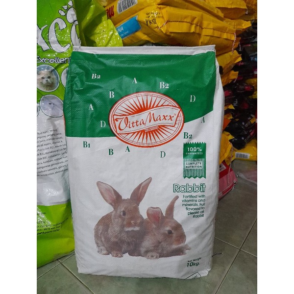 (Grab/ Gojek) Makanan Kelinci Vitamax 10kg - Makanan Kelinci Vitamax