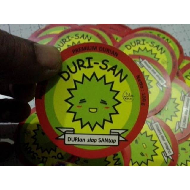 

Stiker Label Kemasan Makanan Ukuran 3cm