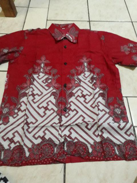 Cuci Gudang Sale Promo Batik Anak / Hem Anak Pendek / Kemeja Anak Laki Laki Usia 2-8 Tahun Termurah