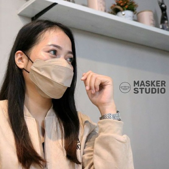 Masker Kain 4D EVO PLUSMED with Earloop (4ply) by Masker Studio