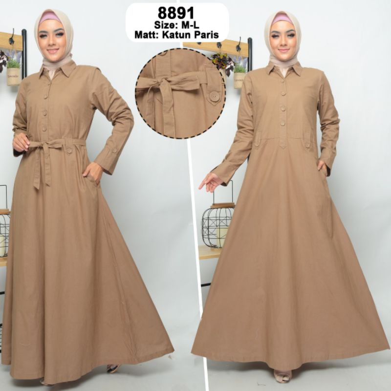 Gamis Long Dress Guang zhou Cewek Cute