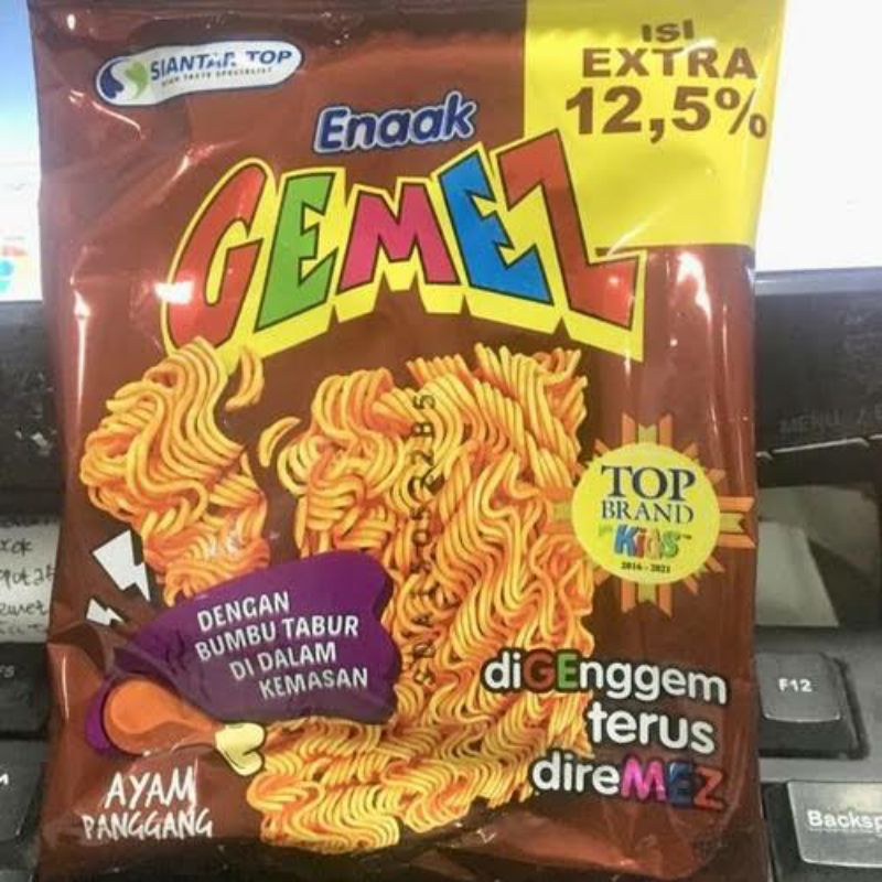 

mie gemez mie botak mi gemezz jajanan jadul rasa ayam panggang