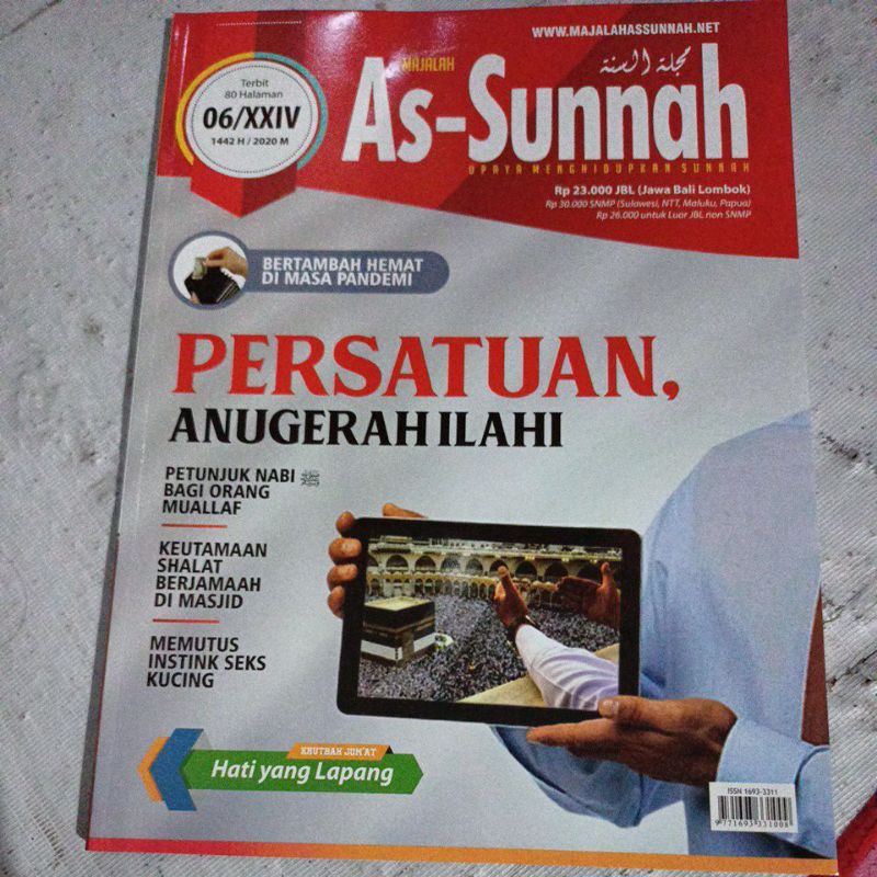 majalah As-Sunnah bertema Persatuan Anugerah Ilahi