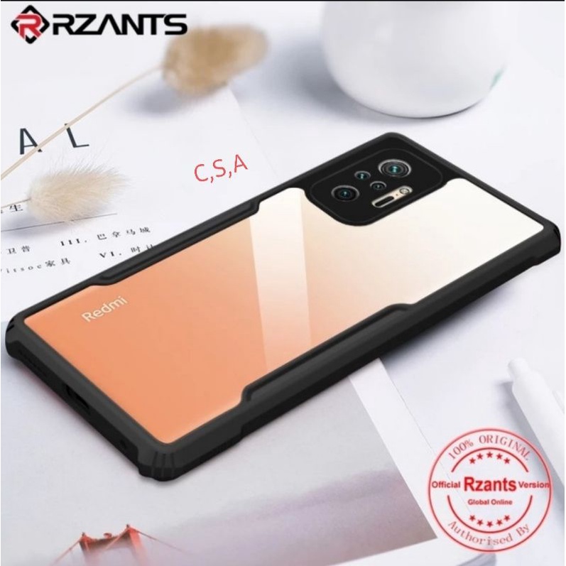 RZANTS Case Xiaomi Redmi Note 10 / 10s / 10 Pro Hybrid TPU Shockproof