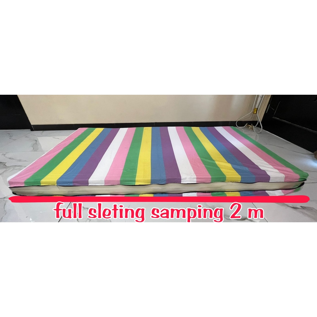 Sarung kasur busa resleting / sprei resleting UK 90x200x15 cm &amp; 120x200x15cm