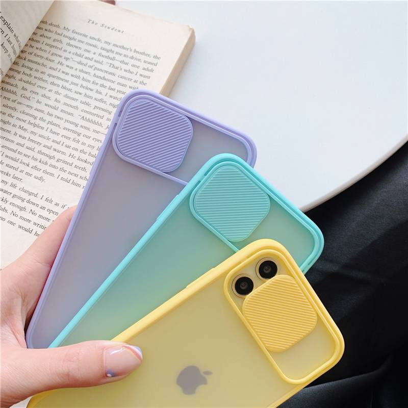 For iphone 6 7 8 Case Camera Lens Protection For iphone X XR XS Max 6S 7 8 Plus SE 2020 Matte Candy Color Fundas Matte TPU Case