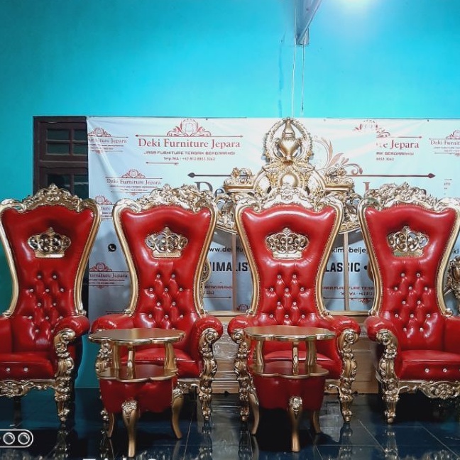 KURSI SULTAN MEWAH / KURSI SYAHRINI MEWAH / KURSI RAJA / KURSI TERAS MEWAH PREMIUM SOFA SYAHRINI