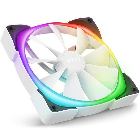 NZXT Aer RGB 2 White Edition Single Pack 140mm / Fan Casing 14cm