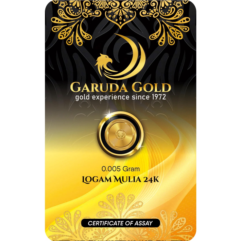 Garuda Gold 0,005 Gram Emas Batangan Bersertifikat 24 Karat