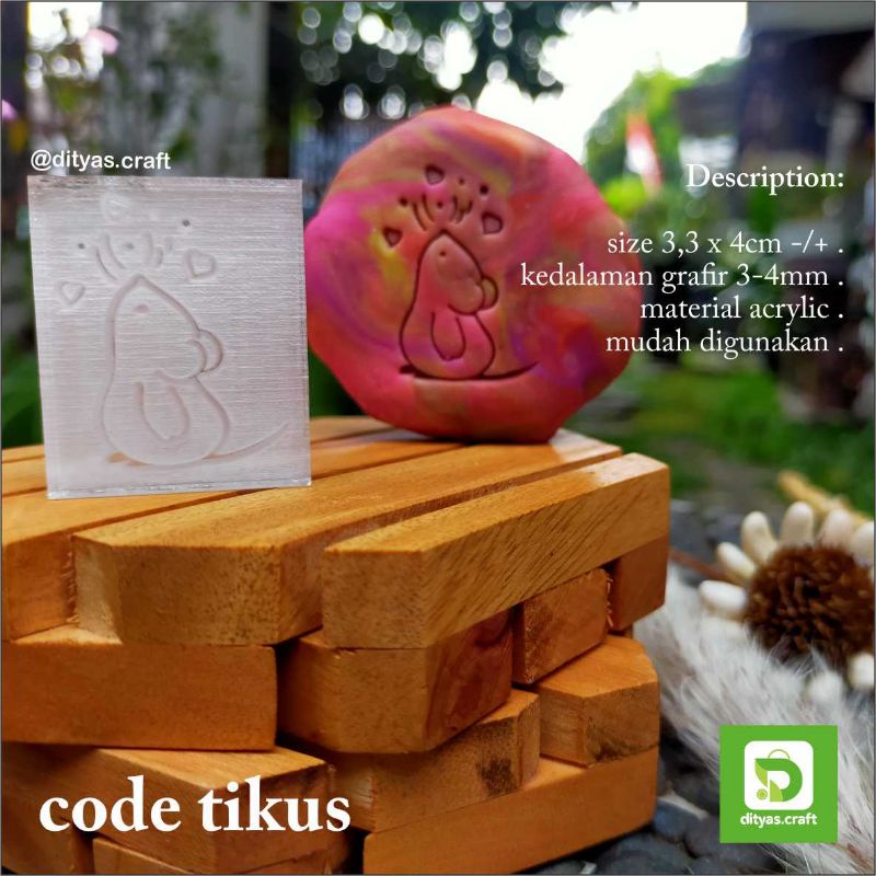 

soap stamp / stempel sabun / code tikus