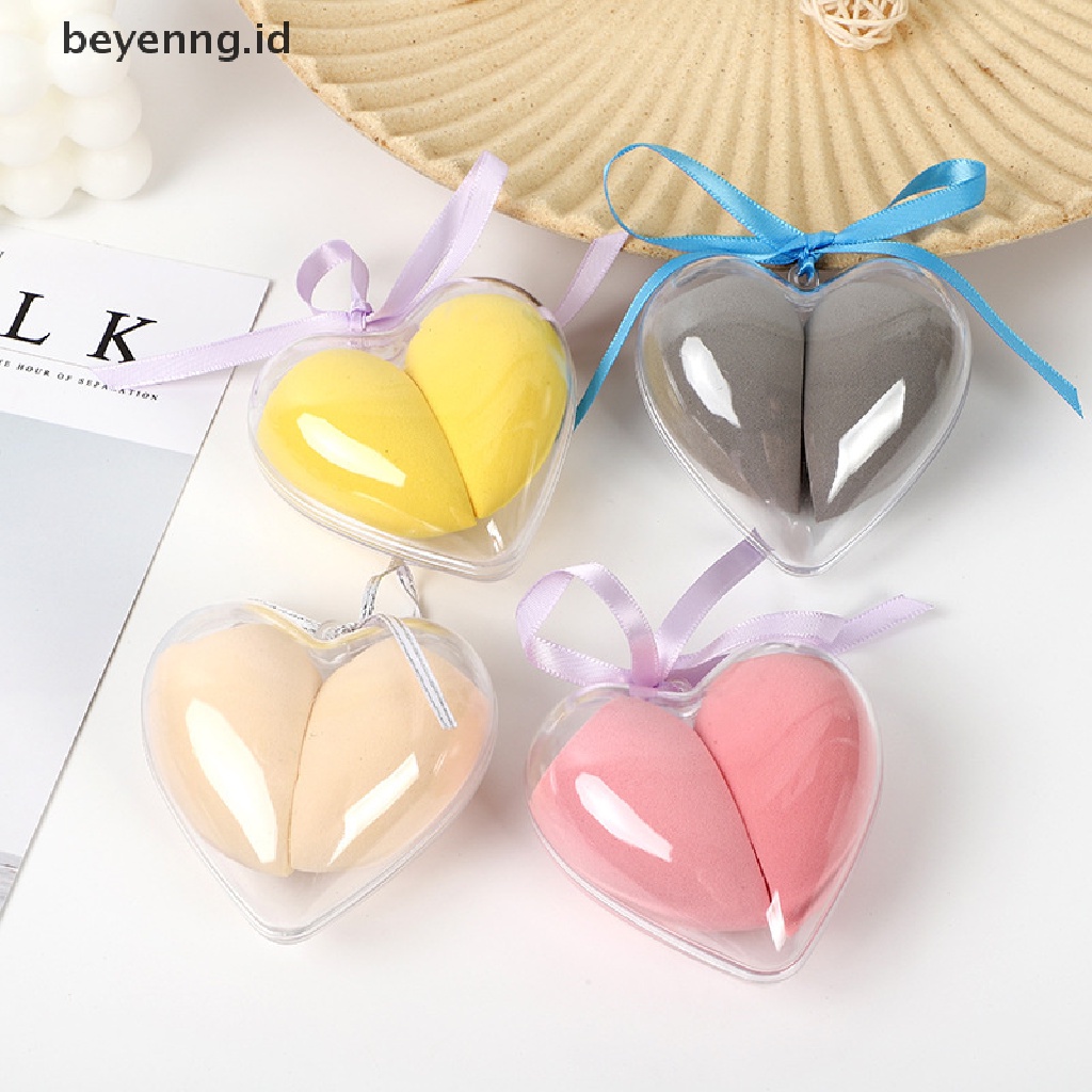 Beyen 2pcs / Set Spons Beauty Blender Bentuk Telur