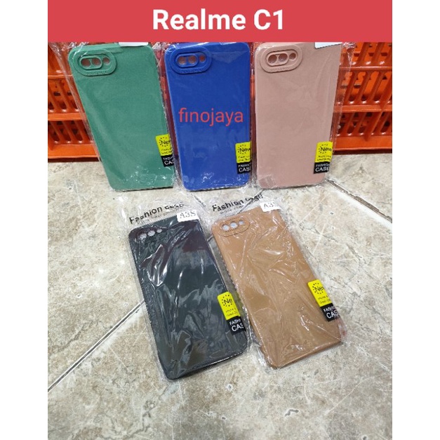 Softcase Realme C1 Silikon Casing Selicon Case Macaron Pelindung Pro Camera