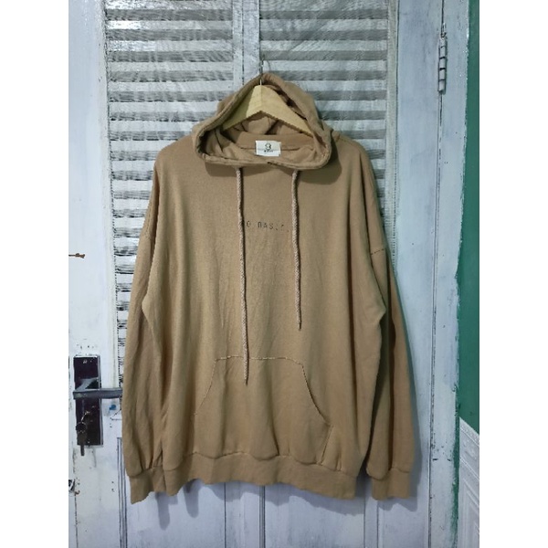 Jaket/Sweater/Hoodie Oversize Coklat So Basic