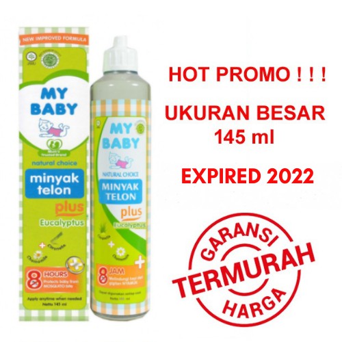 [TERMURAH] MINYAK TELON MY BABY 145 ML/150 ML PERLINDUNGAN 8 JAM [EXP 2024 KE ATAS]