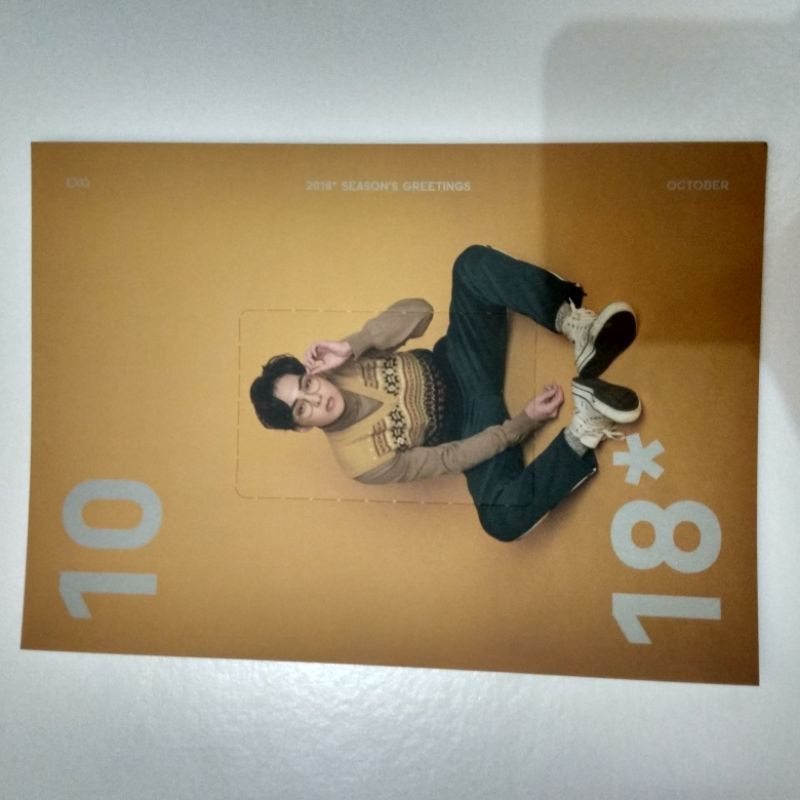 EXO XIUMIN PC+POSTER SEASON GREETING 2018
