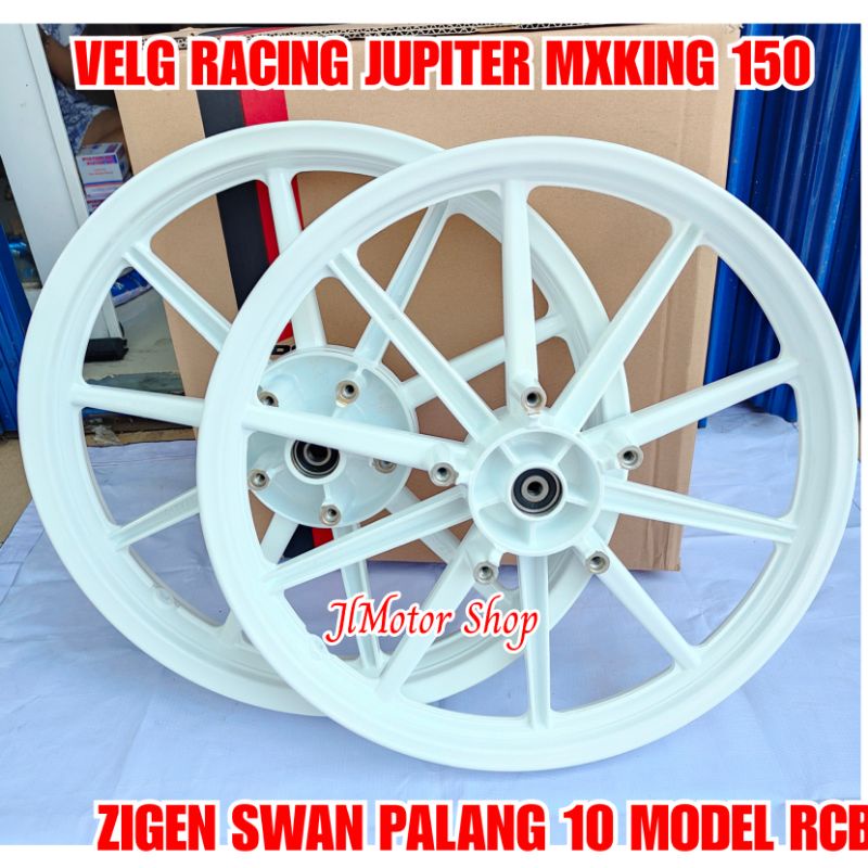 Pelek Velg Racing Jupiter MX King 150 Palang 10 Vrossi Swan - Pelek Velg Racing Jupiter MXKING 150 Palang 10 Vrossi Swan Model RCB