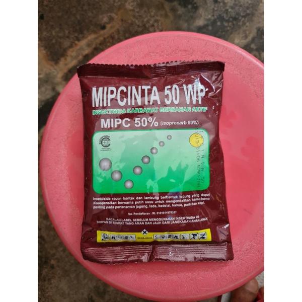 Insektisida MIPCINTA 50WP 100Gram Untuk Wereng Belalang