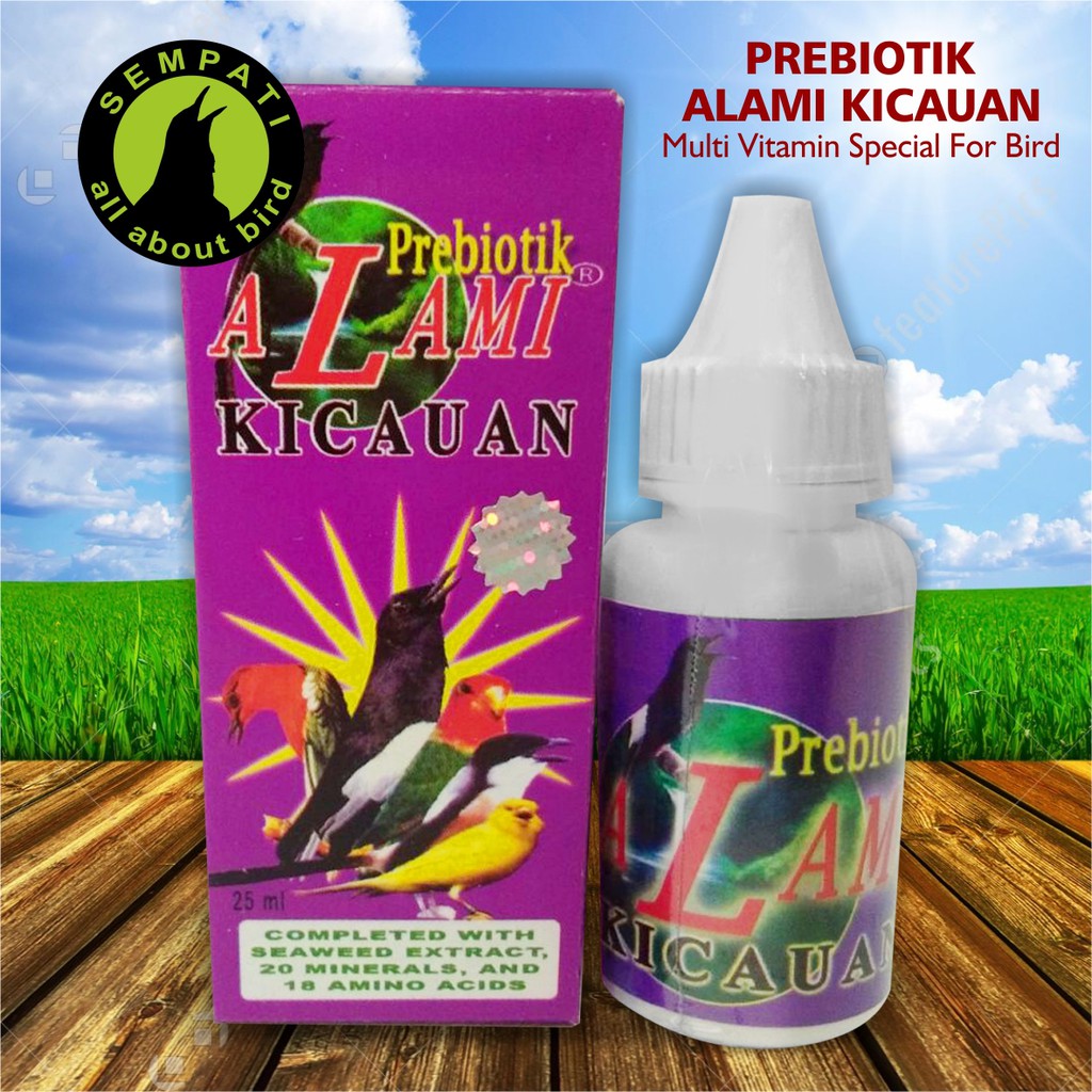 Prebiotik Kicauan Alami Bird Care Vitamin Burung Meningkatkan Daya