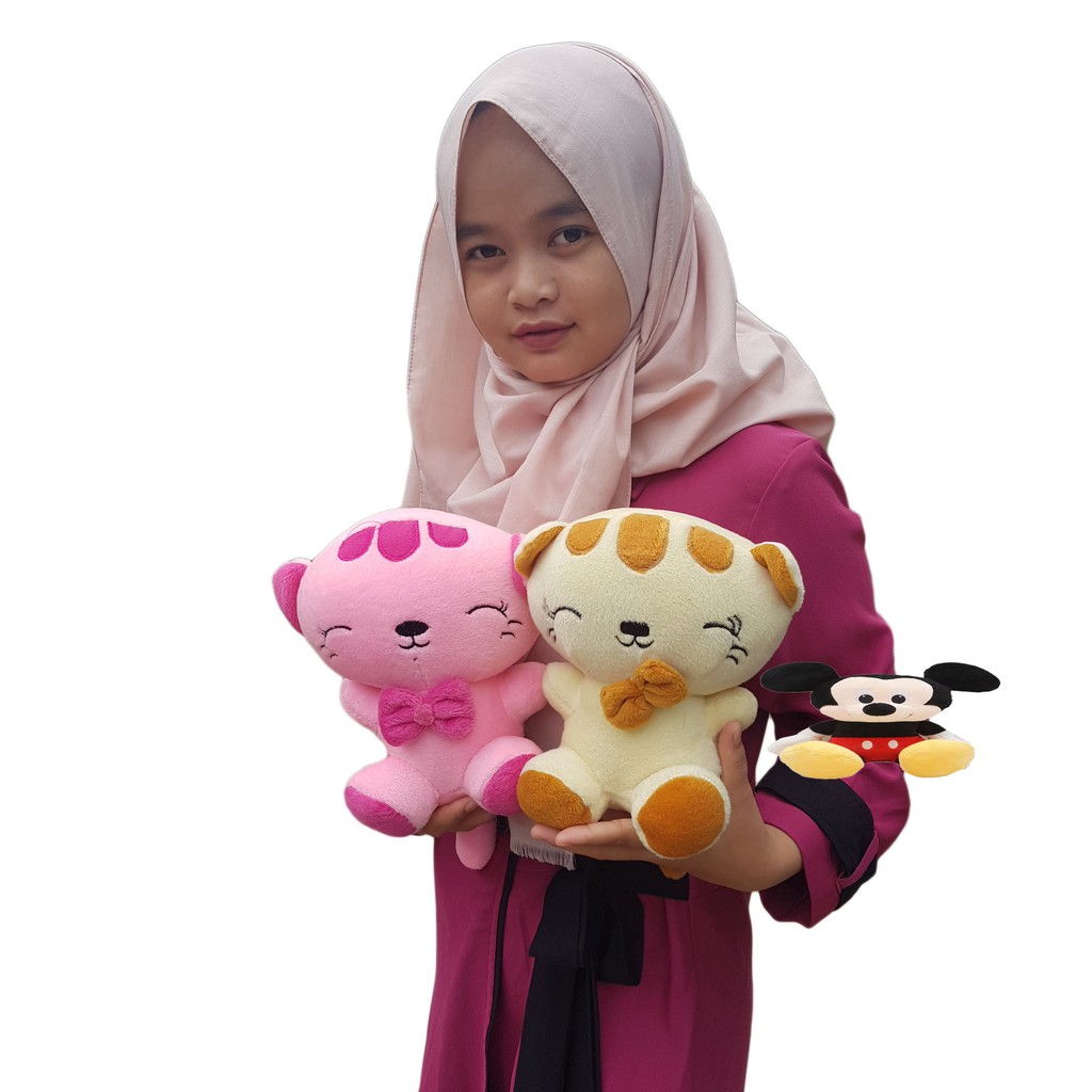 boneka kucing lucu uk s