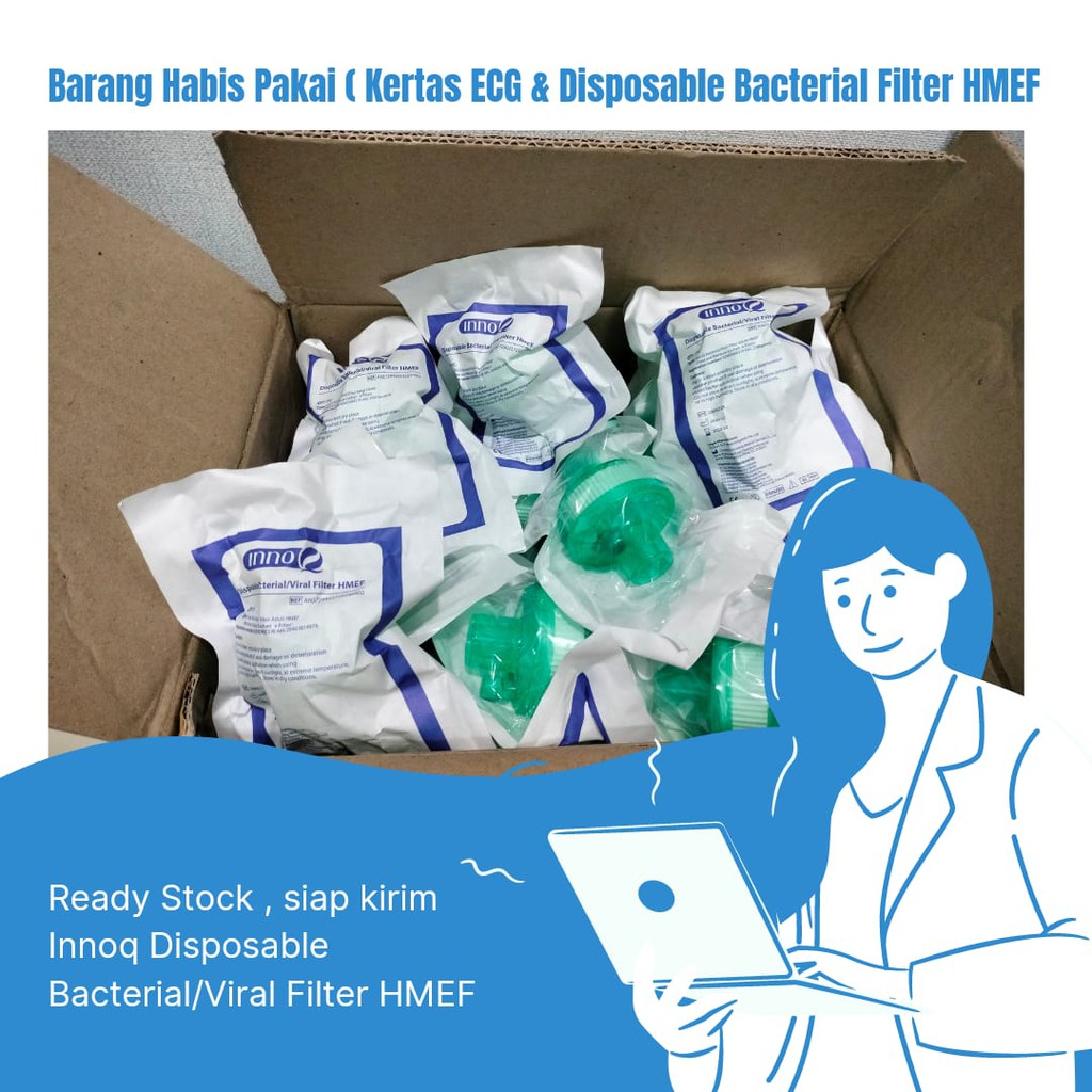 Disposable Bacterial / Viral Filter HMEF