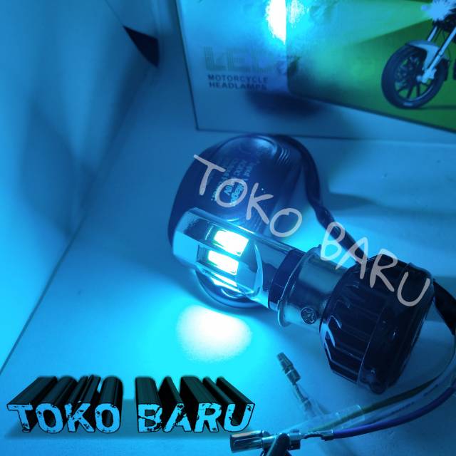 Lampu led 6 sisi blue ice RTD atau lampu led 6 mata Blue ice RTD