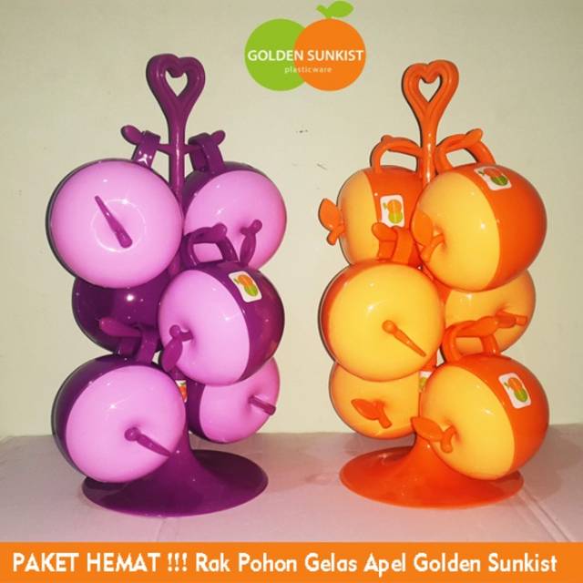 Jual Gelas Mug Apel Rak Pohon Golden Sunkist Shopee Indonesia 1393