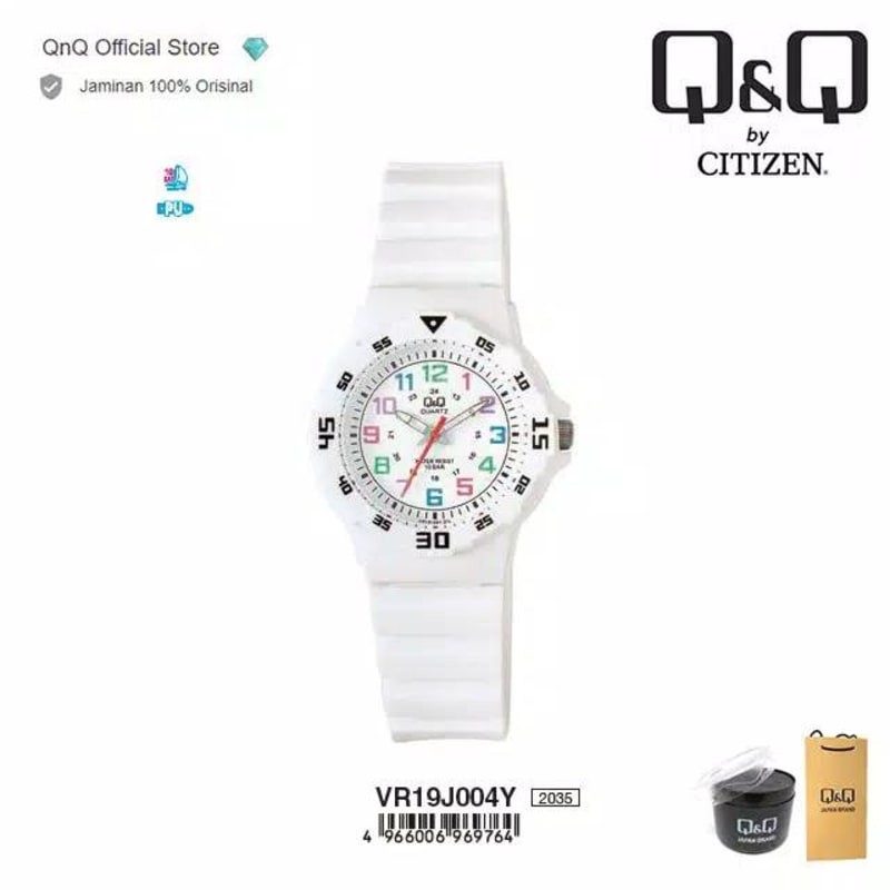 Jam Tangan Wanita Q&amp;Q QnQ QQ VR 19 VR19 VR19J Original Water Resist