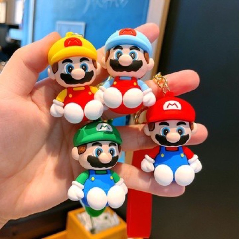 Fashion Gantungan Kunci Mobil Gantungan Kunci Lucu SUPER MARIO