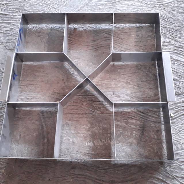 Cetakan paving/conblock stainless