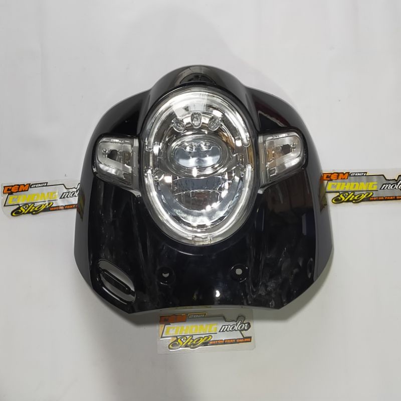 tameng+reflektor lampu depan Scoopy fi donat 2017-2020