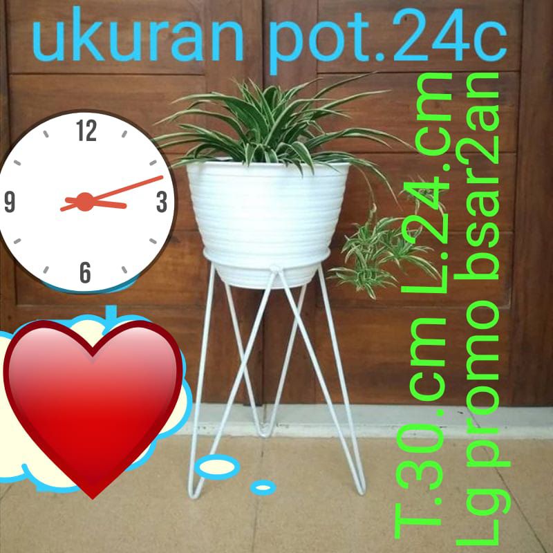 STANDING POT BESI KEREN