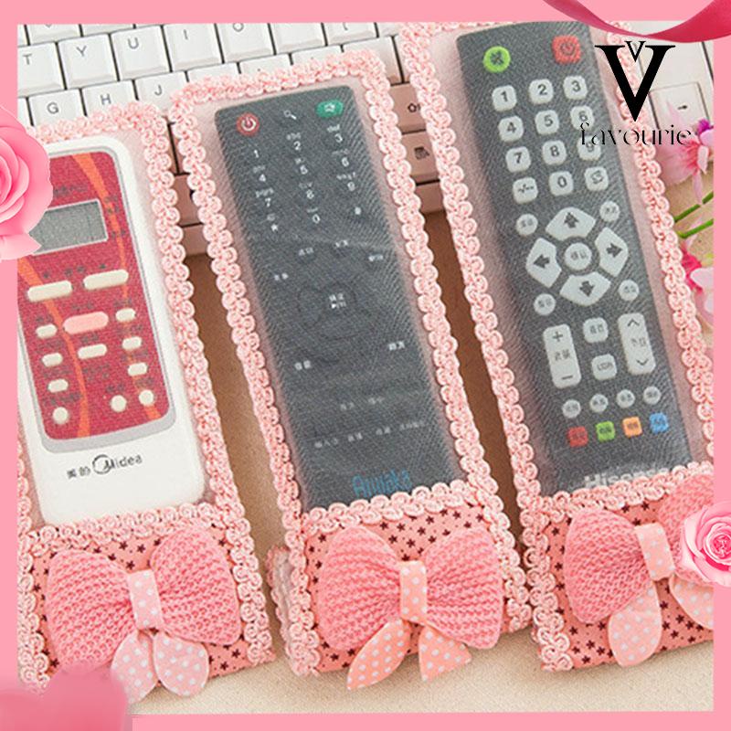 [COD]Penutup Remote Control Kain Penutup Busur Penutup Pelindung TV AC-FA