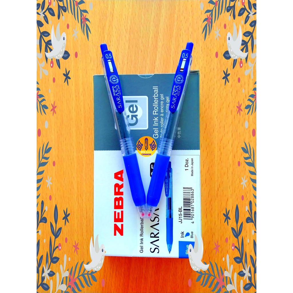 

Pulpen Gel Cetrek Zebra Sarasa Clip Gel Ink Biru 0,5 mm