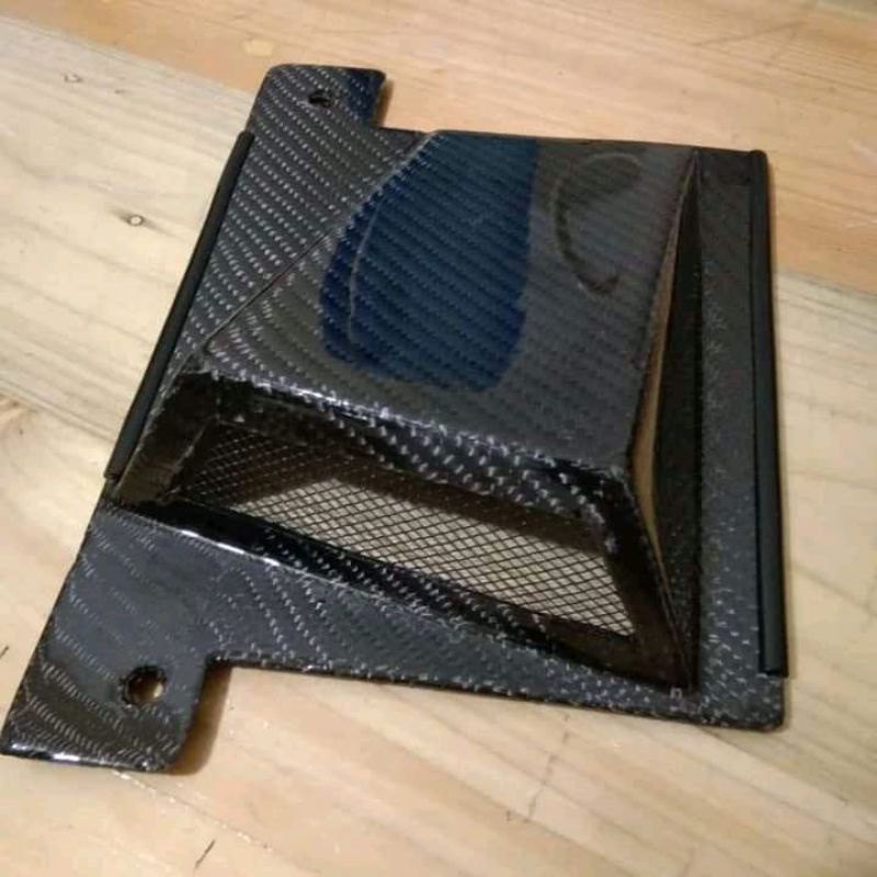 COVER RADIATOR KEVLAR YAMAHA LEXI AEROX NMAX ASLI KEVLAR