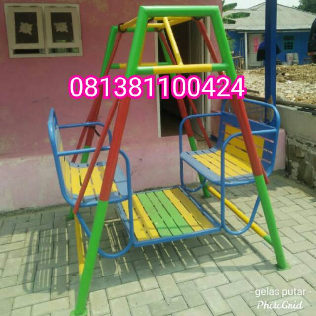 Ayunan bangku 80 ayunan besi anak dan dewasa mainan besi free ongkir jakarta