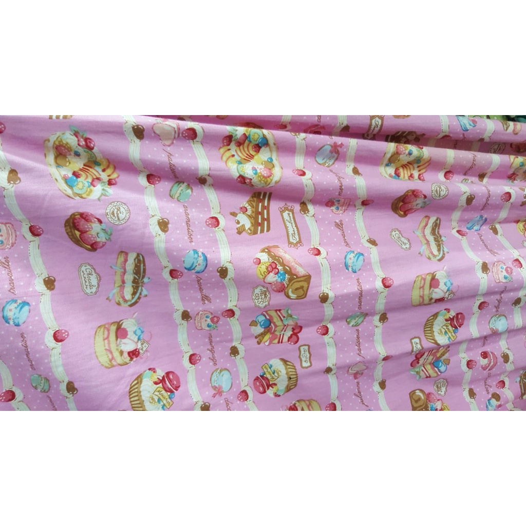 Katun Jepang Motif Anak Cupcake