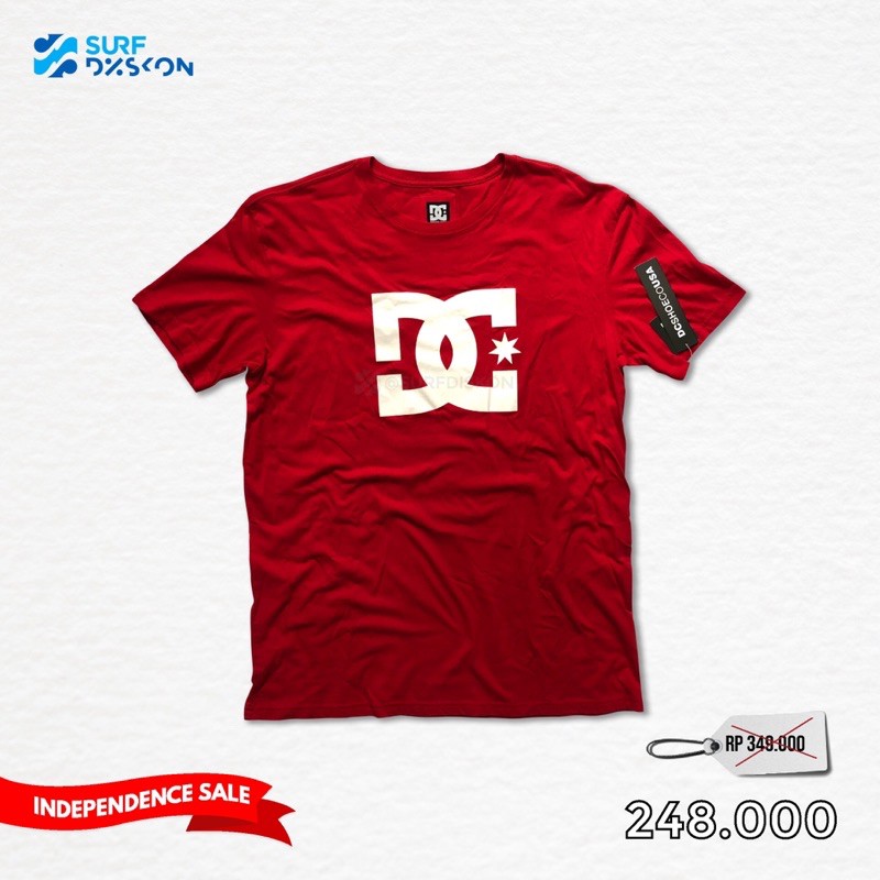 T-Shirt Dc Star Ss Id Red Original Dc 