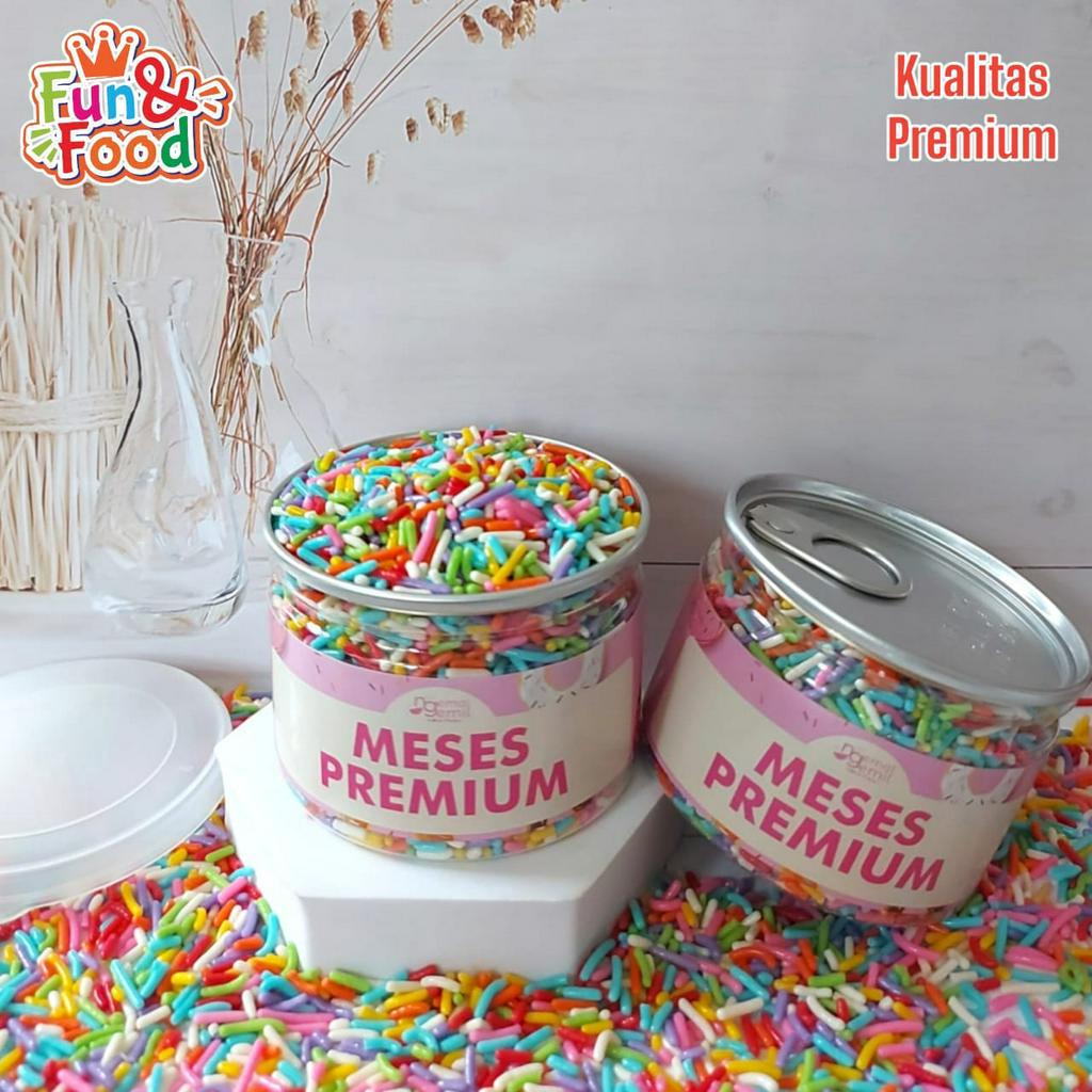 

Can Meses Pelangi Butiran Coklat Sprinkle Topping Kue Donut Bolu Kualitas Premium