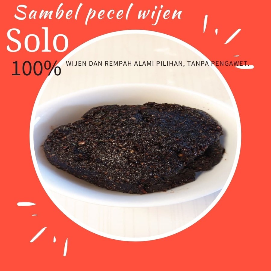 

Sambal Pecel Solo Sambel Pecel Ndeso Sambel Wijen 250gram